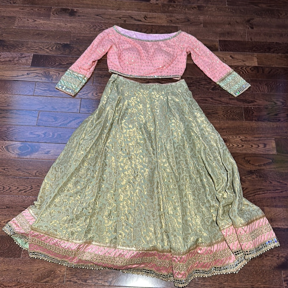 Heavy Wedding Reception Lehenga Indian Dress